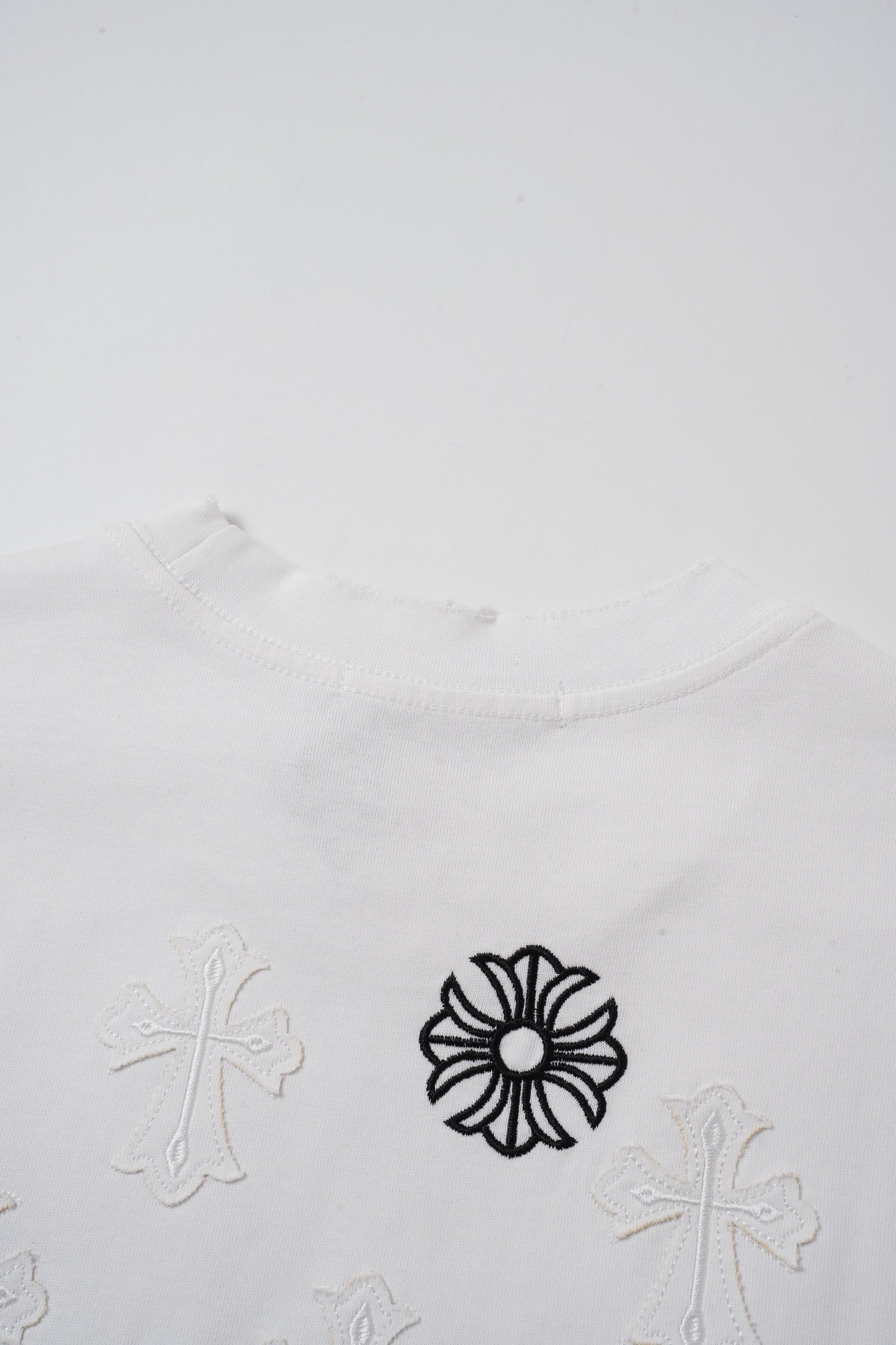 Cross Flower Banner White T-Shirt™