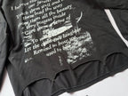 ER* The Greatest Love Distressed Gray Long Sleeve™