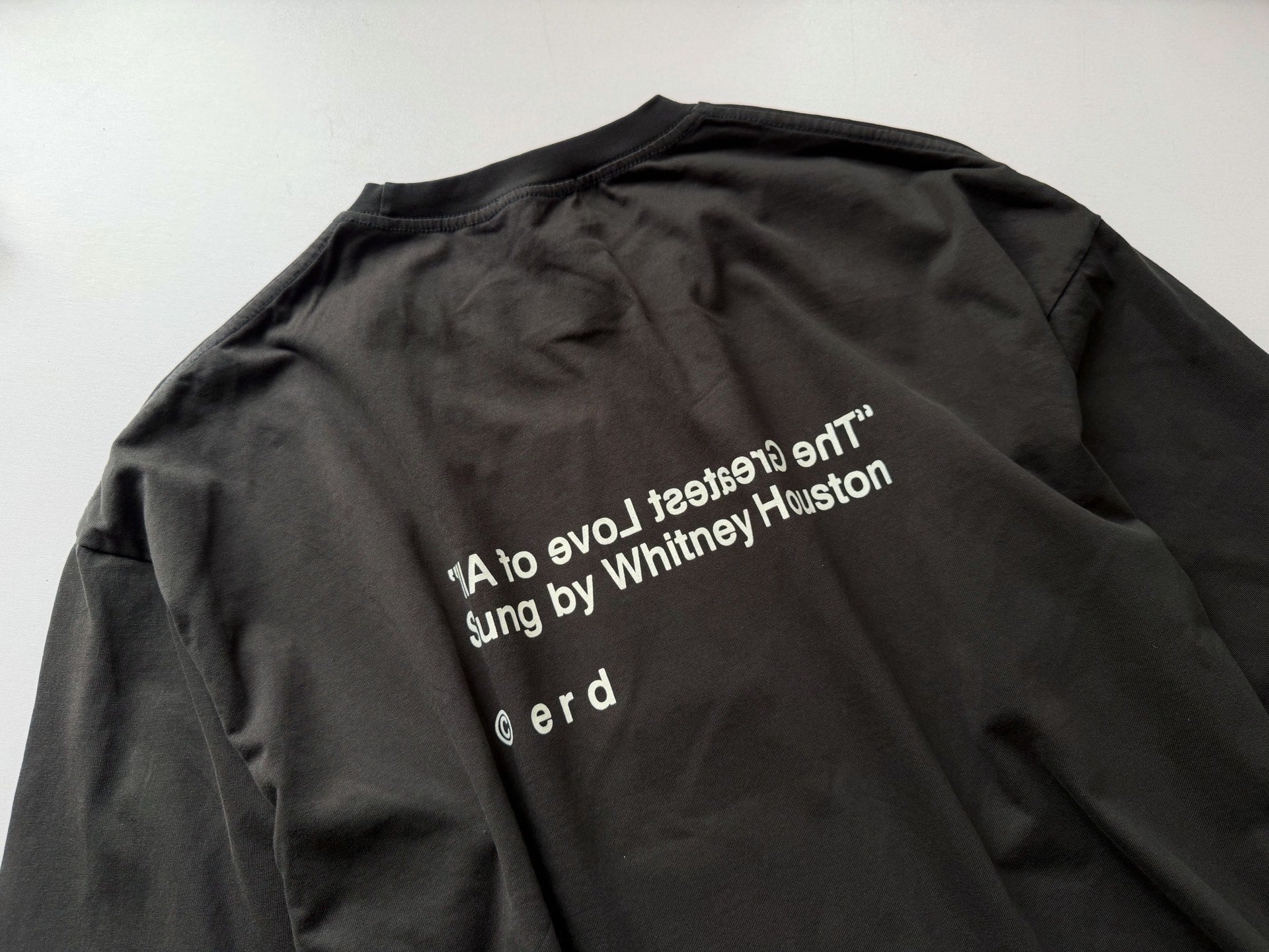 ER* The Greatest Love Distressed Gray Long Sleeve™