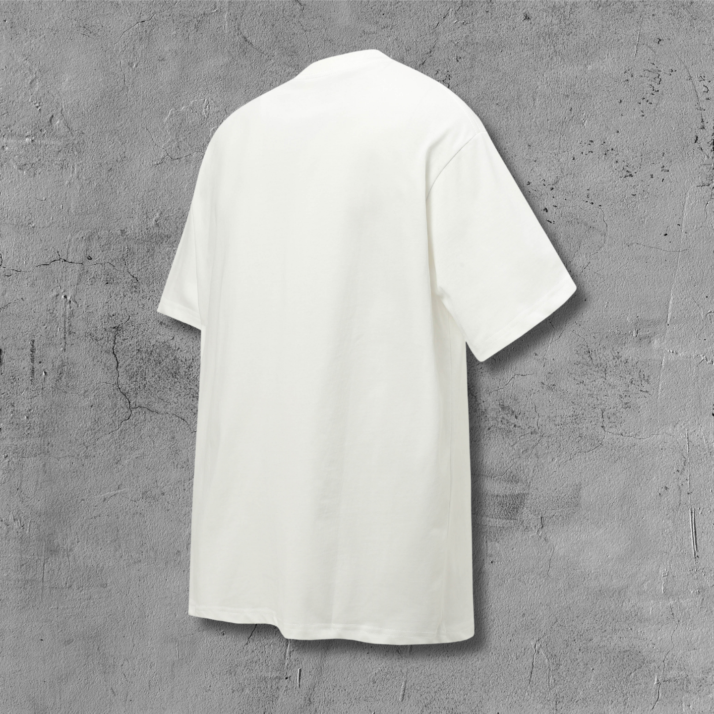 Metal Cross Collar White T-Shirt™