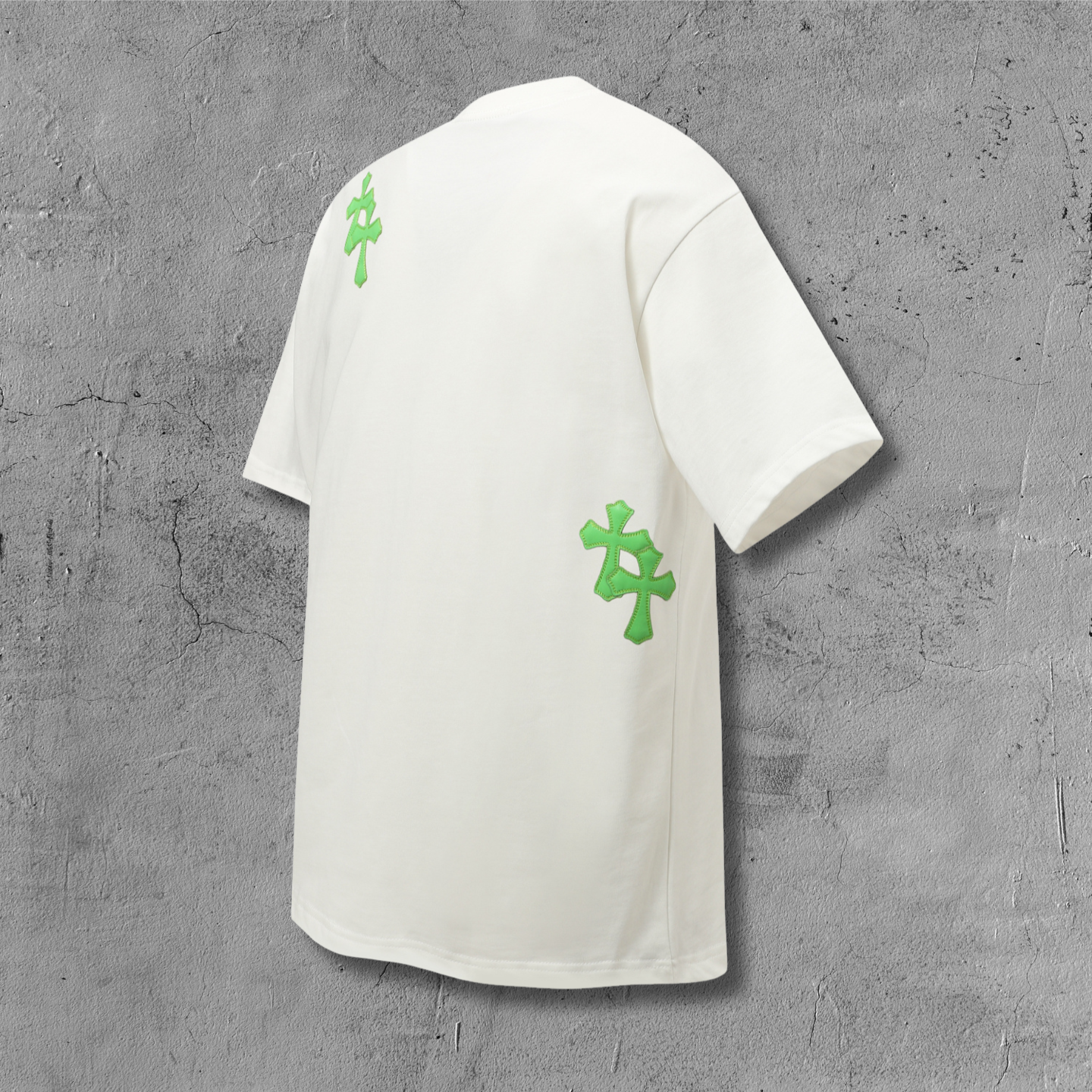 Green Cross Patch White T-Shirt™