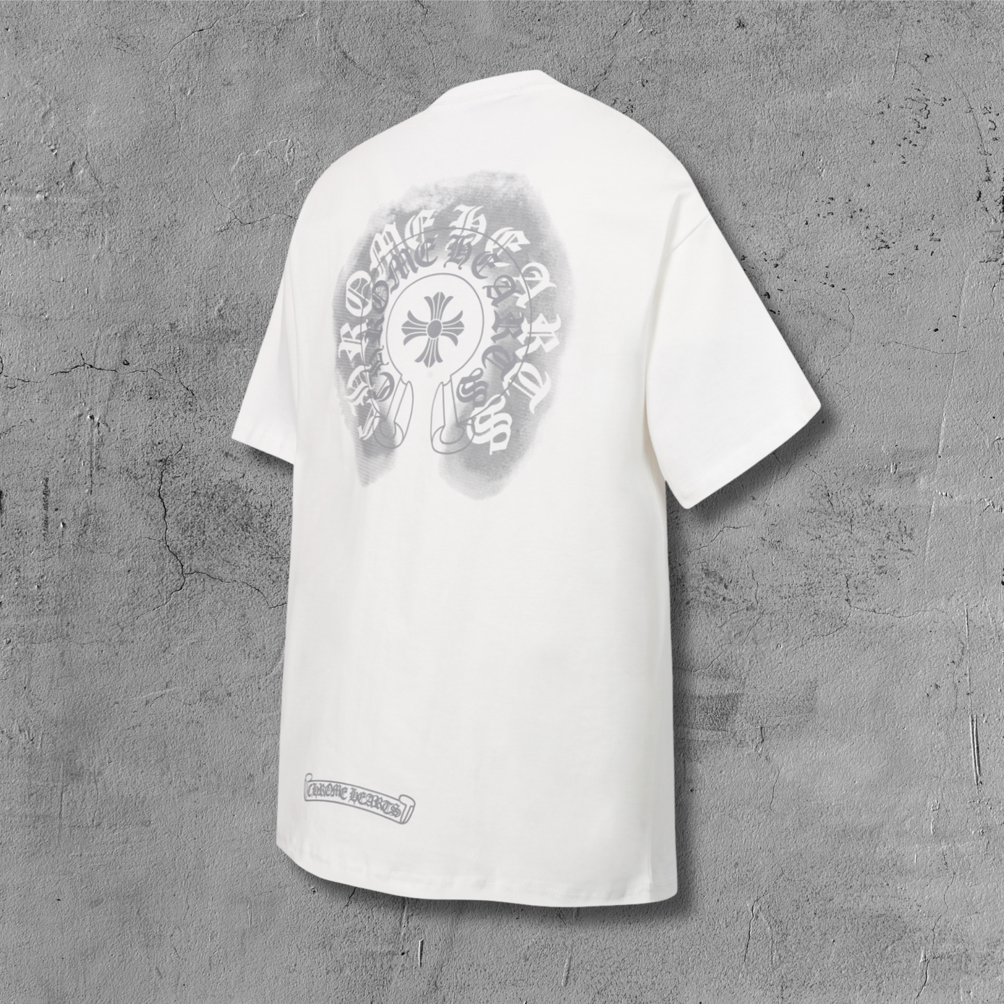 Faded Horseshoe Logo White T-Shirt™