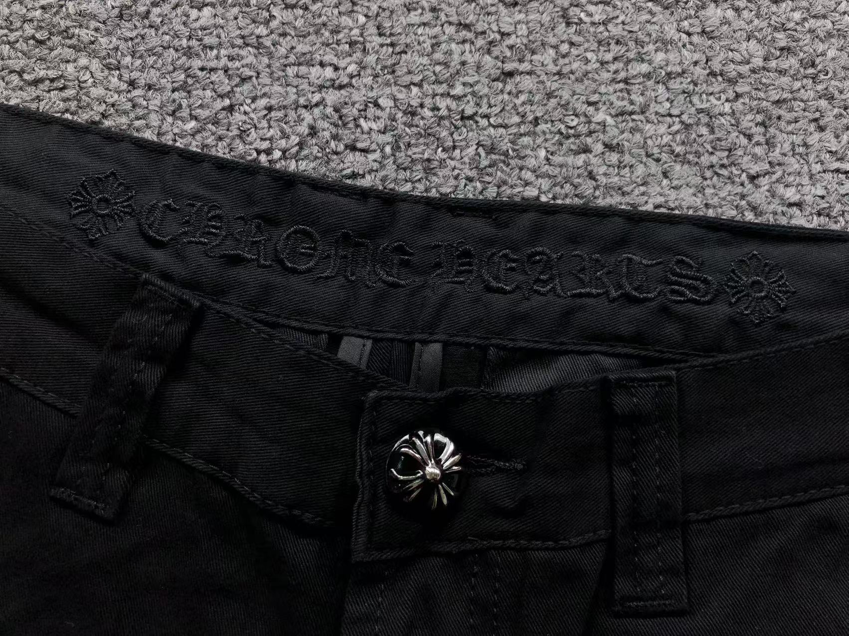 Rusty Black Cross Patch Black Denim Jeans™