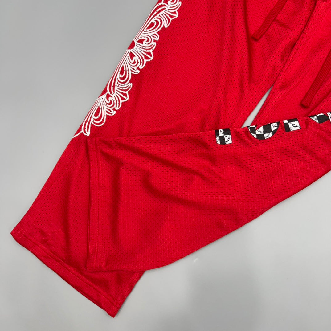Red Mesh Sweatpants™