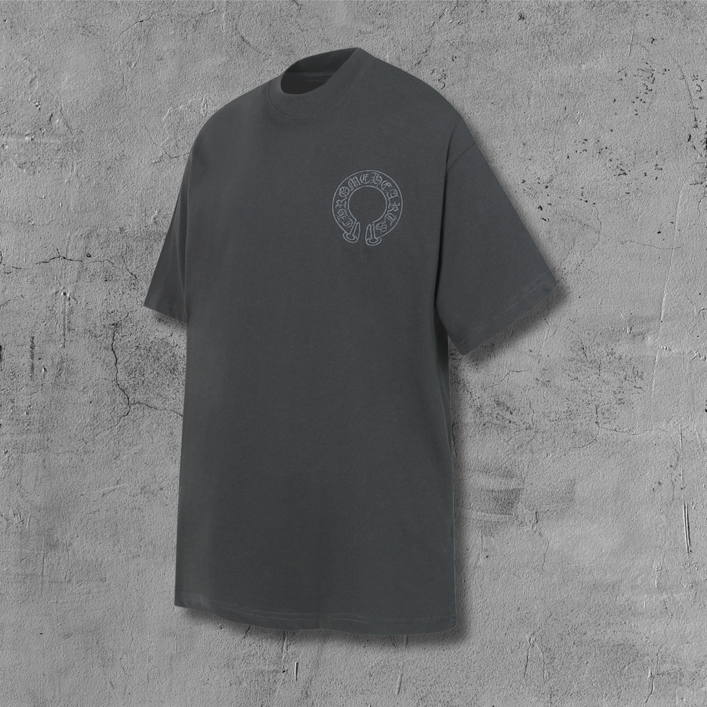 Black Outline Cross Grey T-Shirt™