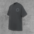 Black Outline Cross Grey T-Shirt™