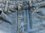 Faded Black Cross Patch Light Denim Baggy Jeans™