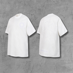White Outline Cross White T-Shirt™