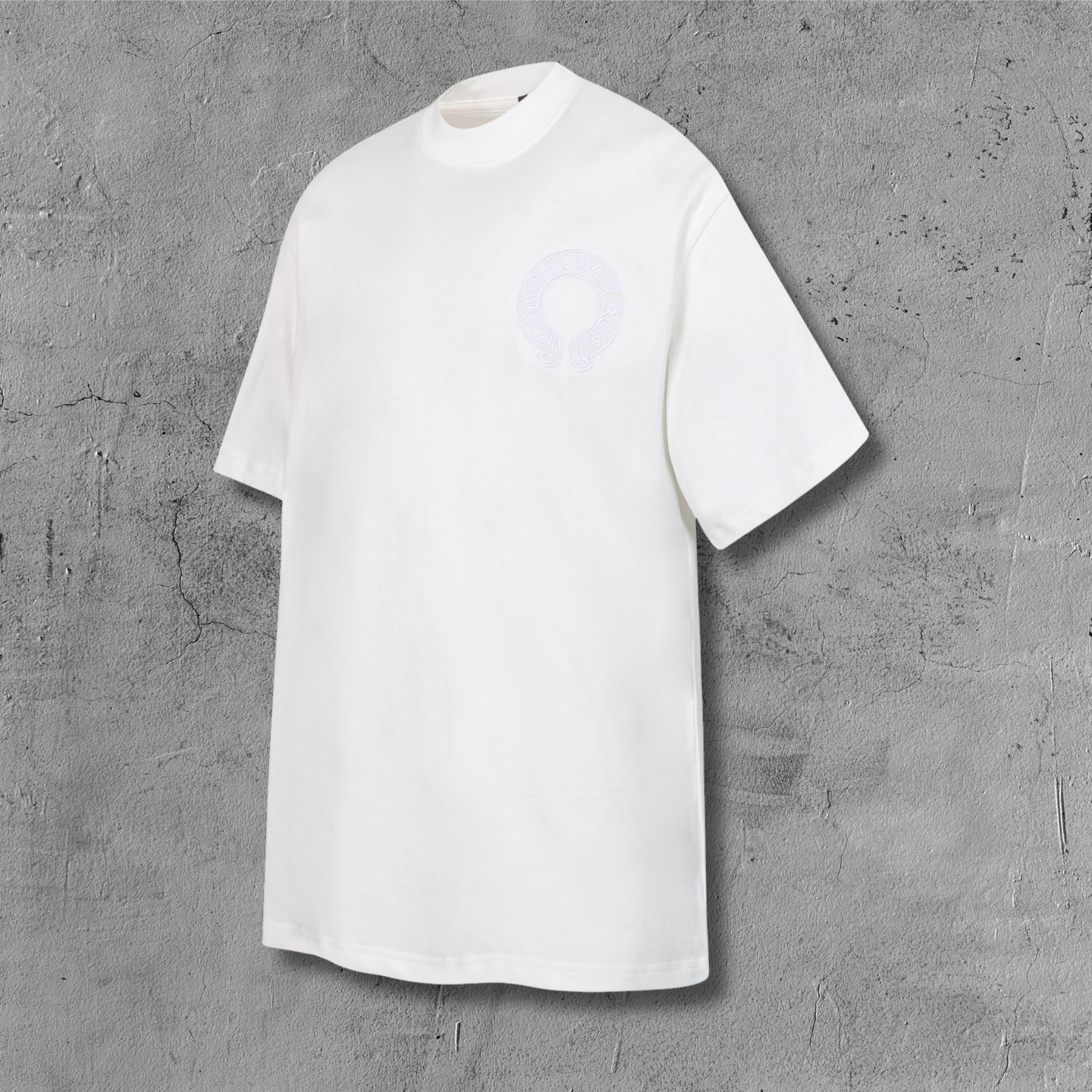 White Outline Cross White T-Shirt™