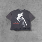 ER Distressed Loneliness Washed Black T-Shirt™*