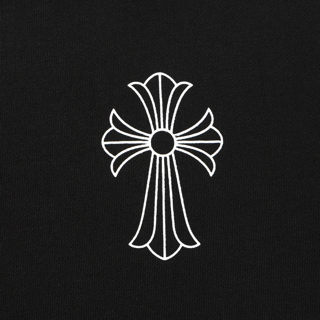 Big Cross Logo Black Full Zip Hoodie™