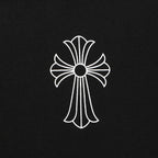 Big Cross Logo Black Full Zip Hoodie™