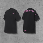 Pink Script Pocket Black T-Shirt™