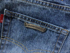 Black & White Cross Patch Denim Jeans™