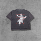 ER Distressed Loneliness Washed Black T-Shirt™*