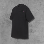 Pink Script Pocket Black T-Shirt™