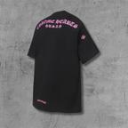 Pink Script Pocket Black T-Shirt™