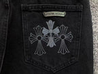 Triple Cross Pocket Black Denim Jeans™
