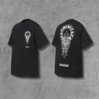 Ornate Cross Graphic Black T-Shirt™