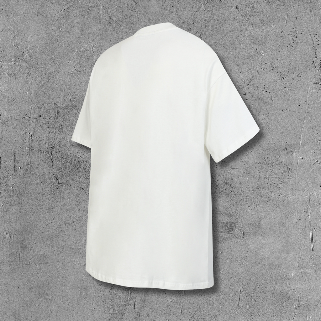 Blue Halo Triple Colored Cross White T-Shirt™