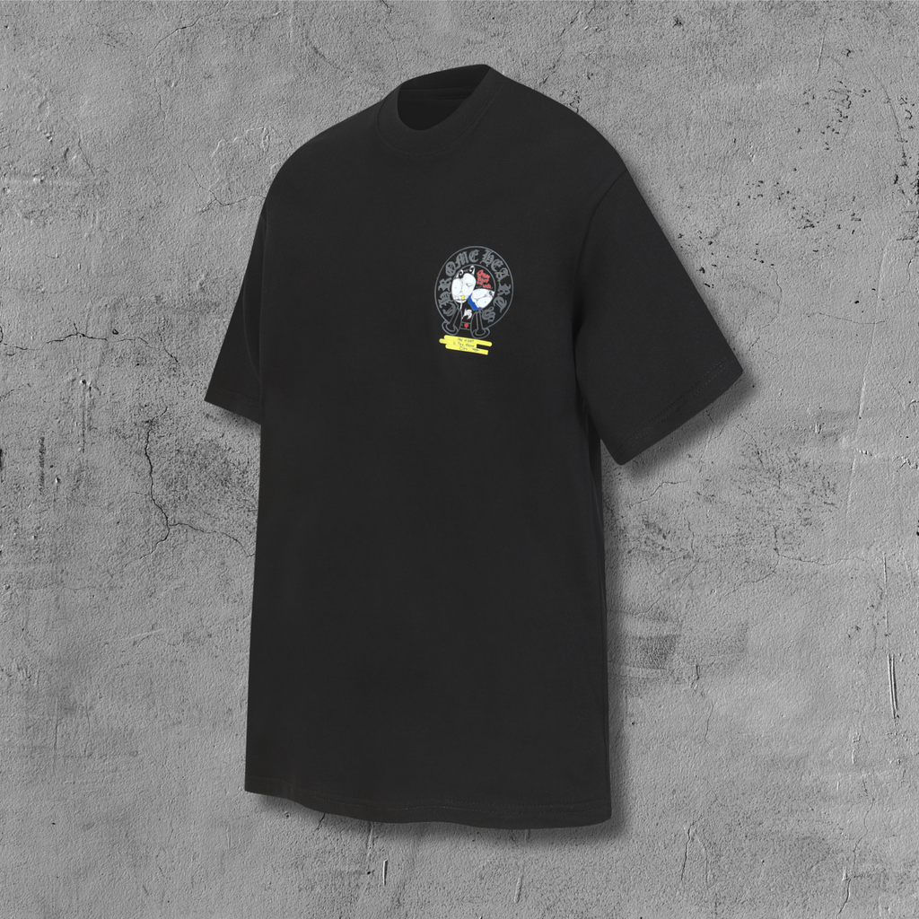 Neon Spray Paint Character Black T-Shirt™