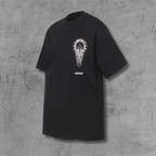 Ornate Cross Graphic Black T-Shirt™
