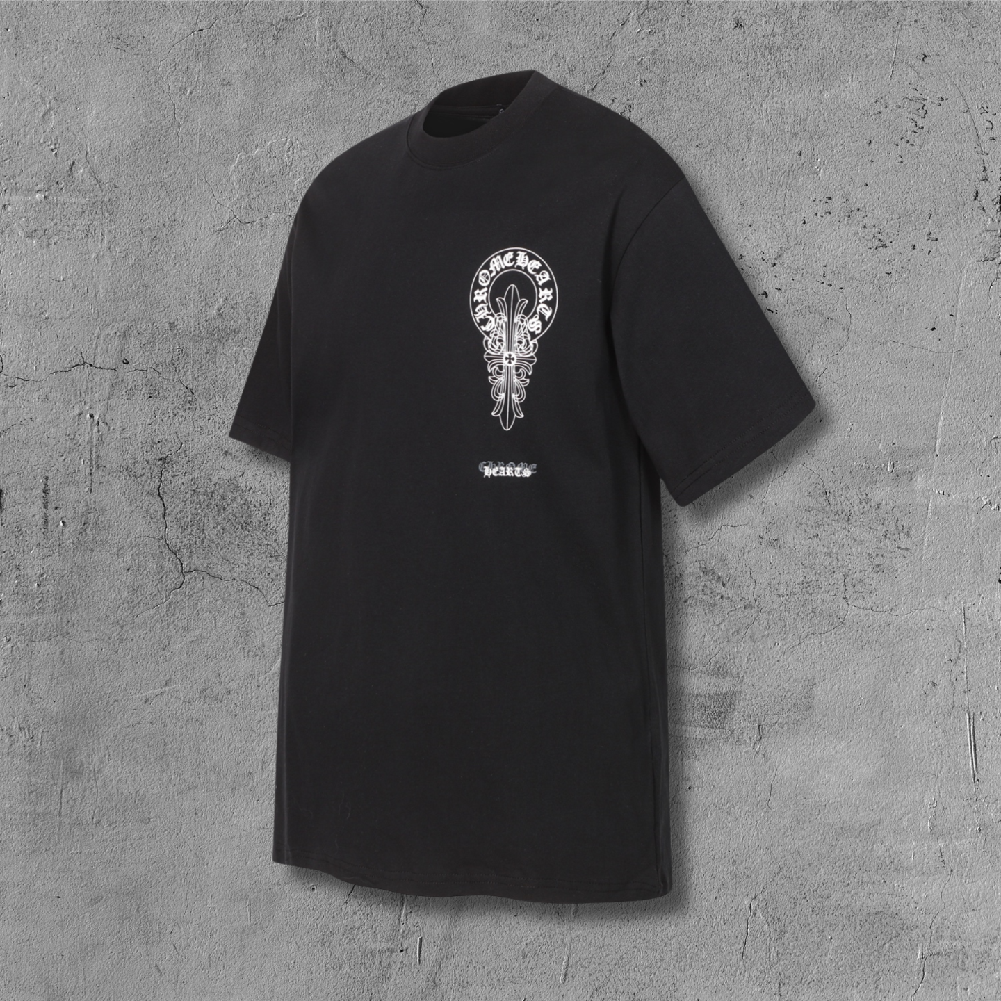 Ornate Cross Graphic Black T-Shirt™