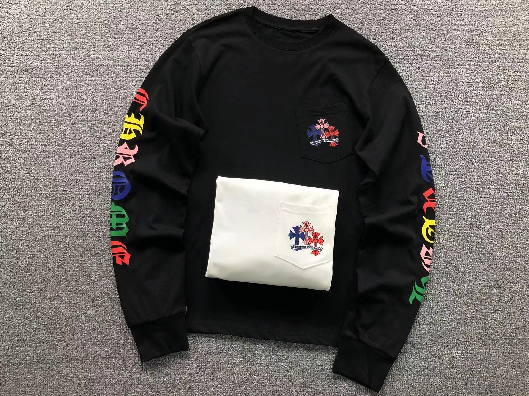Stacked Multicolor Crosses Longsleeve™