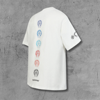 Vertical Multicolor Horseshoe White T-Shirt™
