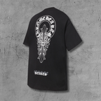Ornate Cross Graphic Black T-Shirt™