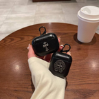 Gothic Symbol Black Leather Airpods Case™