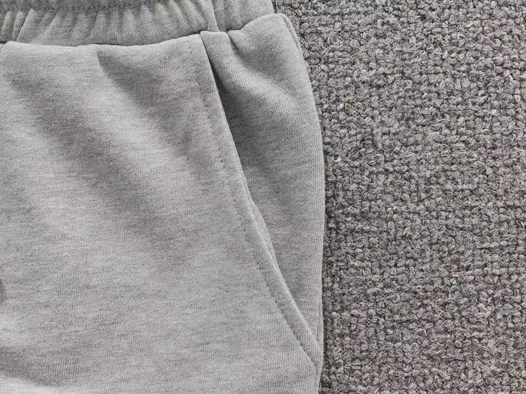 Torn Fabric Cross Grey Sweatshorts™