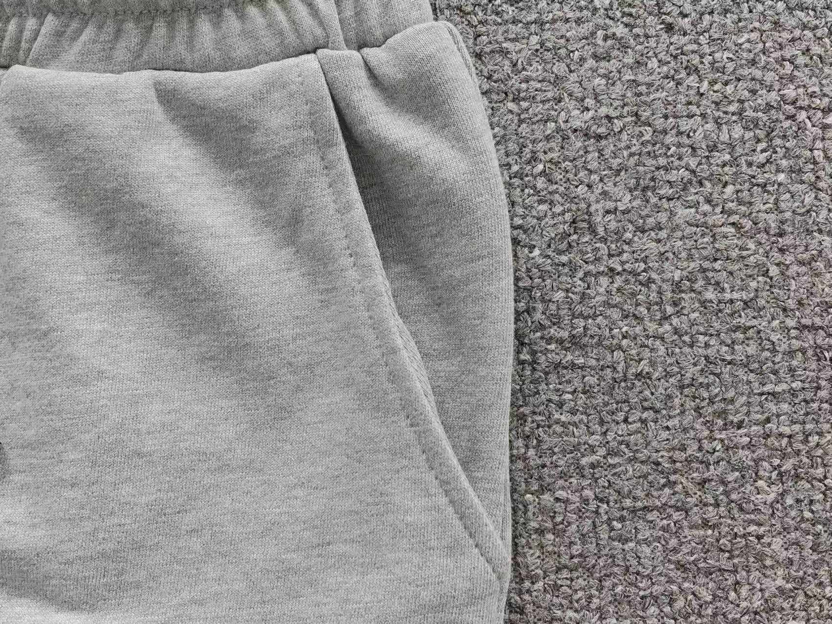 Torn Fabric Cross Grey Sweatshorts™