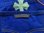 Blue Cross Patch Blue Denim Jeans™