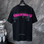 Pink Banner Logo Black T-Shirt™