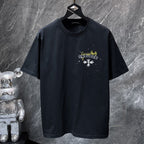 Graphic Horse Shoe Logo Black T-Shirt™