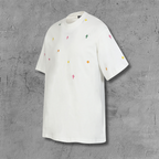 Multicolor Mini Cross Scatter White T-Shirt™