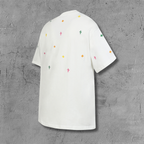 Multicolor Mini Cross Scatter White T-Shirt™