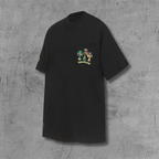 Camo Horseshoe Cross Pocket Black T-Shirt™