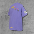 Script Graphic Pocket Purple T-Shirt™
