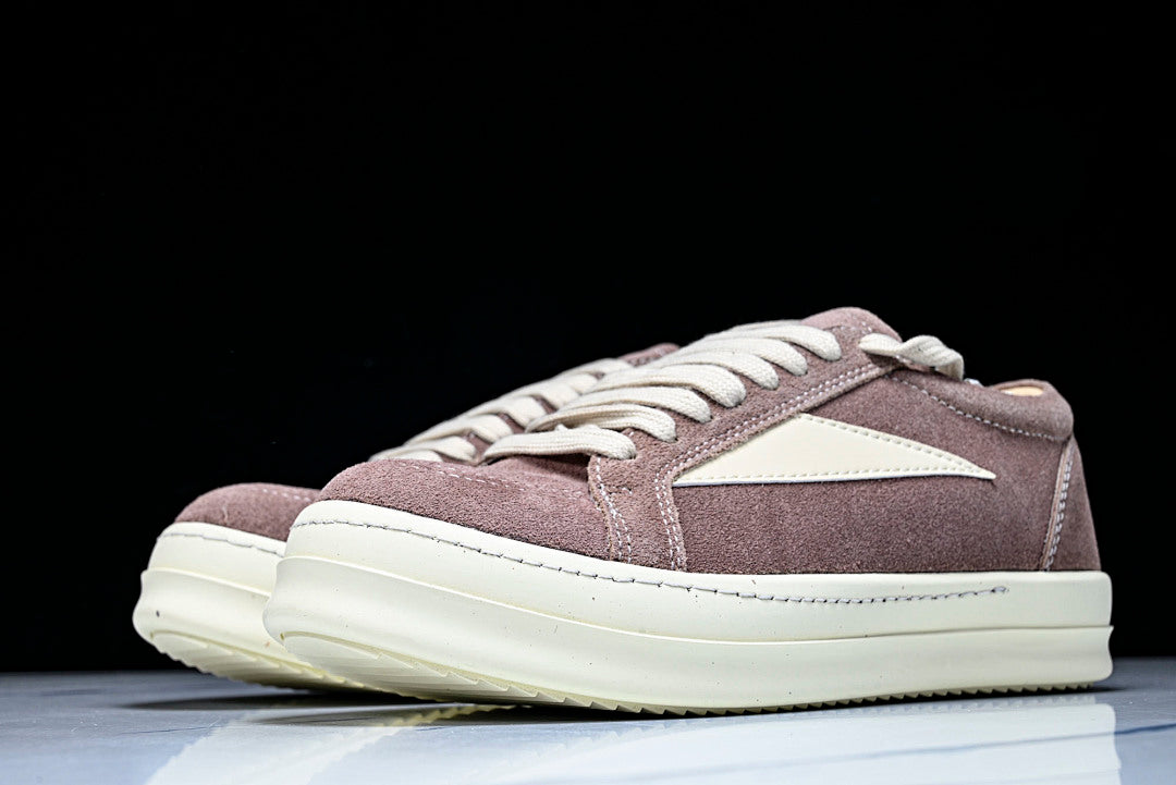 Vintage Low "Pink Dust" Suede Sneakers