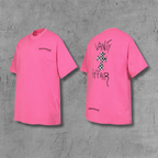 Checker Cross Vanity Affair Pink T-Shirt™