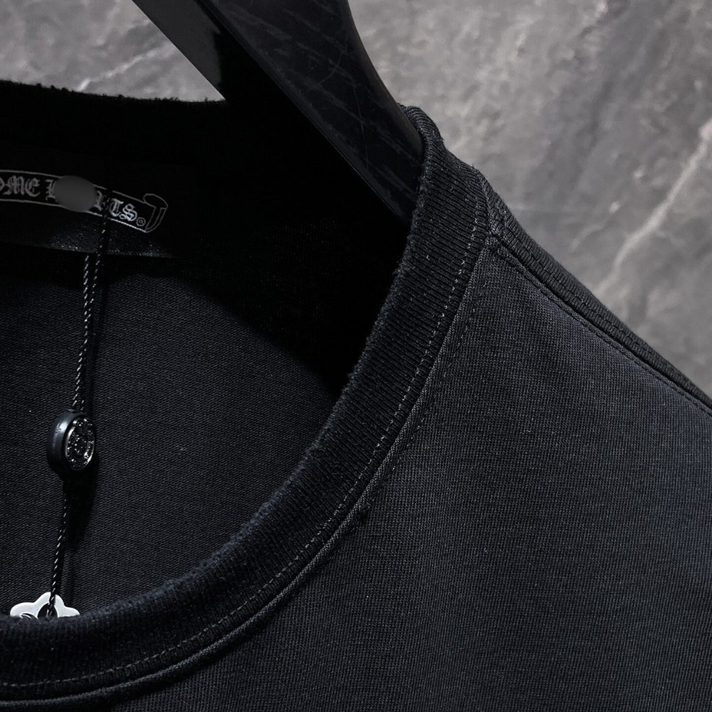 Blue Horse Shoe Logo Black T-Shirt™