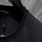 Blue Horse Shoe Logo Black T-Shirt™