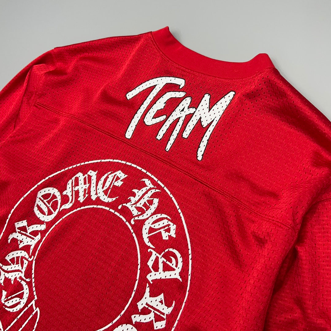 Red Mesh Longsleeve Hockey Jersey™