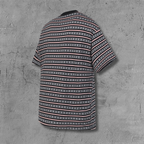 Pink Stripe Cross Pattern T-Shirt™