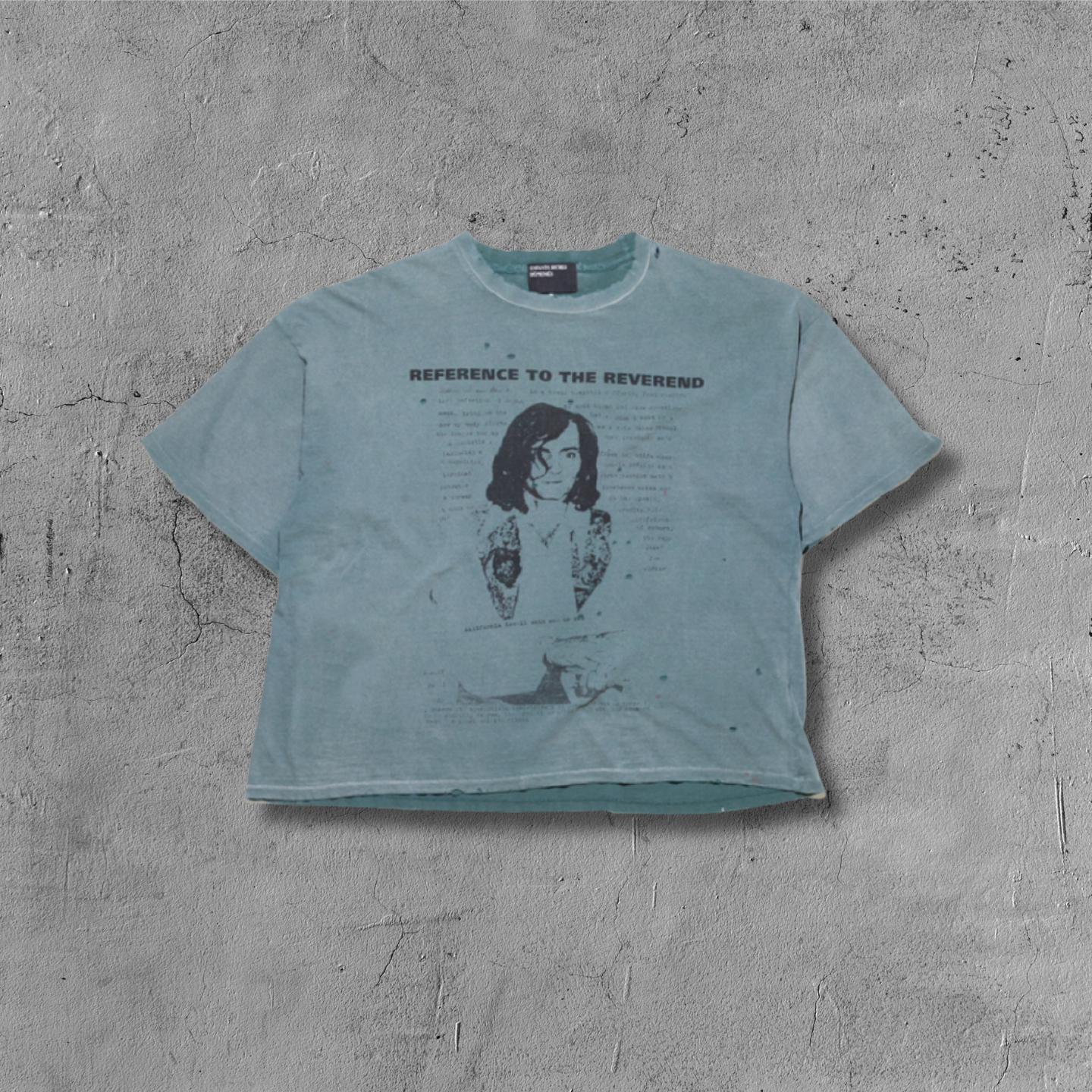 ER* Reference To The Reverend Faded Blue T-Shirt™