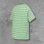 Green Stripe Cross Pattern T-Shirt™