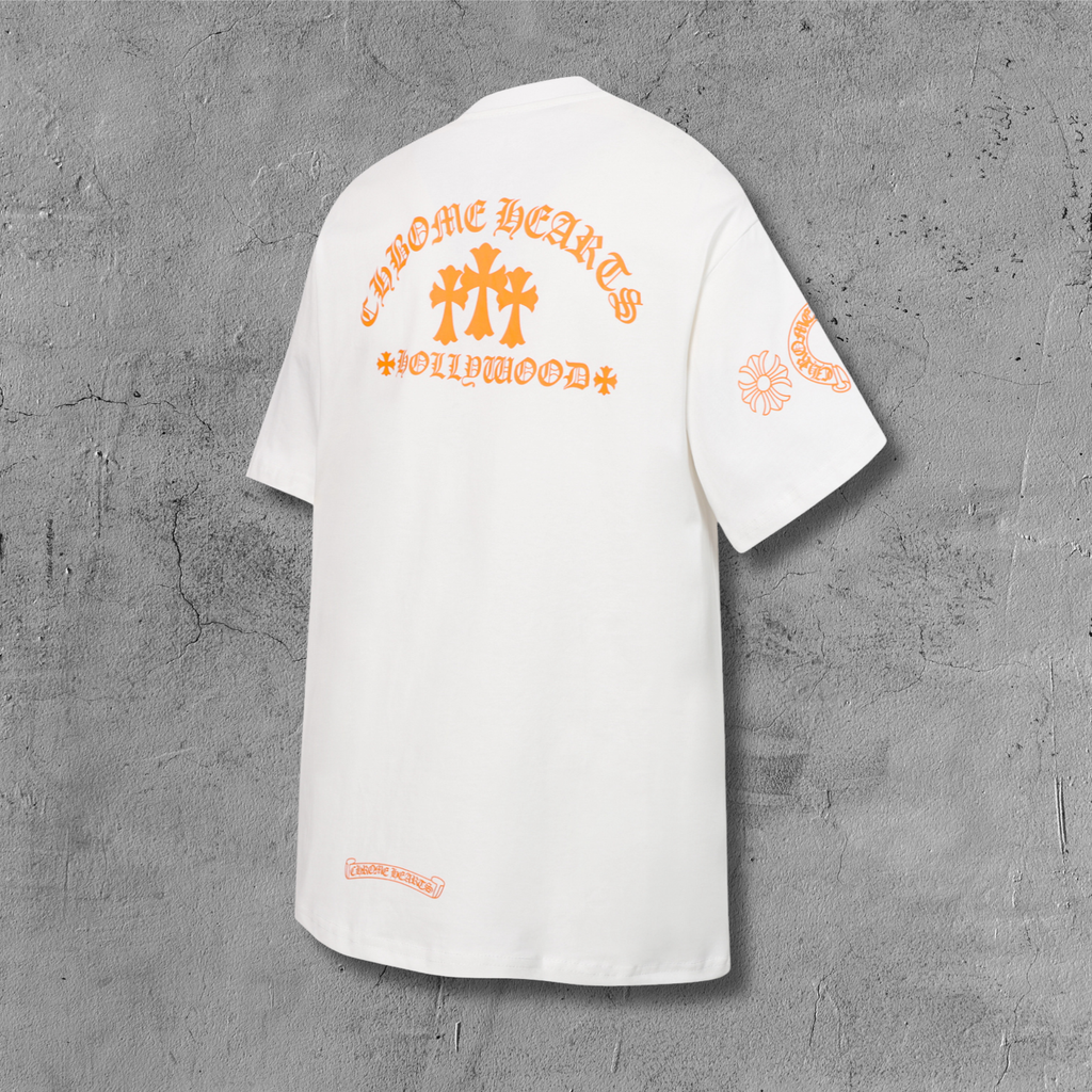 Hollywood Cross Logo Pocket White T-Shirt™