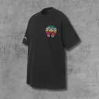 Rhinestone Color Fade Horseshoe Black T-Shirt™